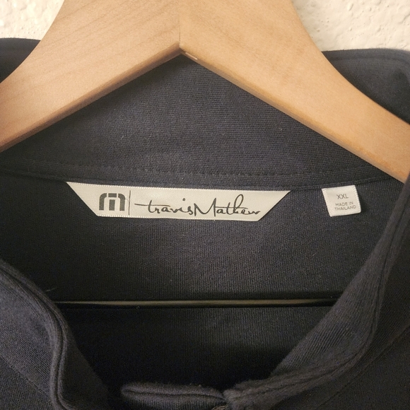 Travis Mathew Black Full Zip High-performance Jacket Mens XXL - Picture 4 of 9